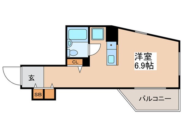 グリーンプラザ堀切（２０４）の物件間取画像